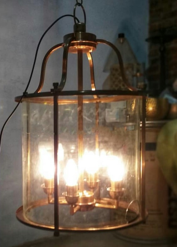 Lampu Gantung Kuningan dan Tembaga